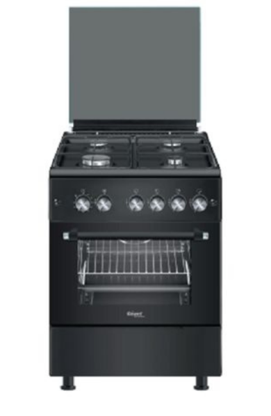 CUISINIERE STYLE 4 F NOIR AVEC VENTILO